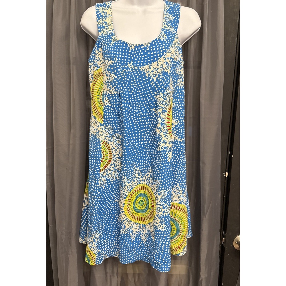 Nanette Lepore Made in NYC Medallion Polka Dot Sleeveless Dress - Women's Size 2